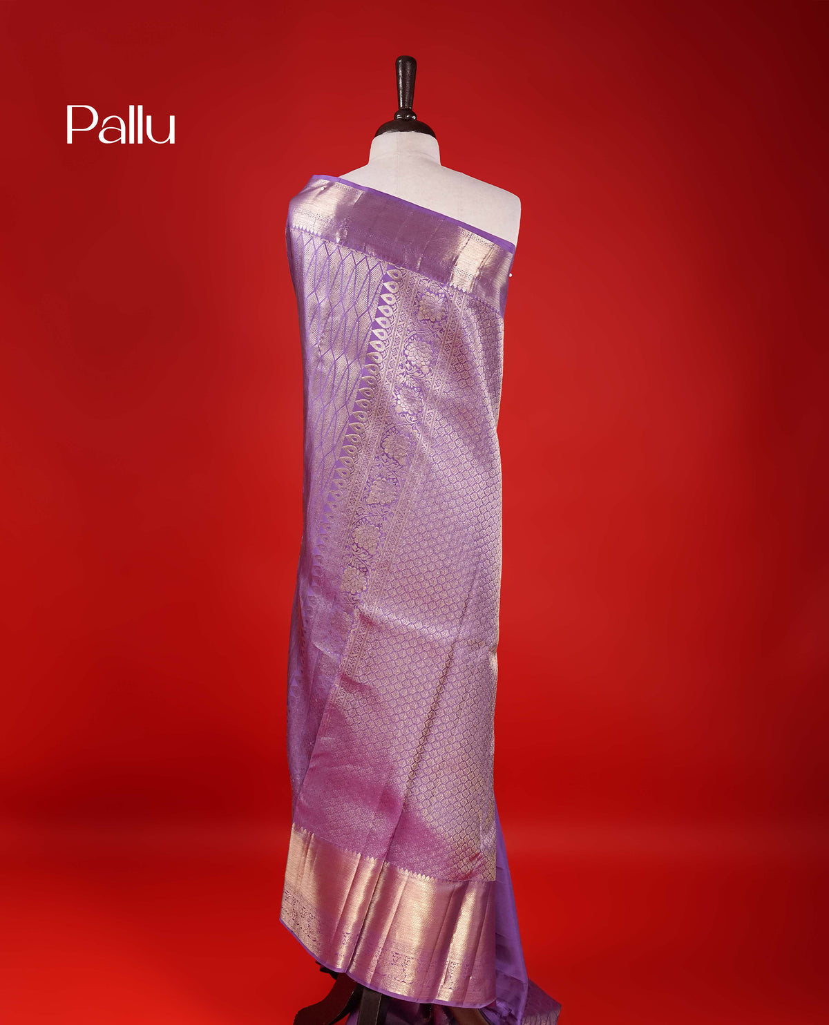 Lavender Colour Samudrika Silk saree.