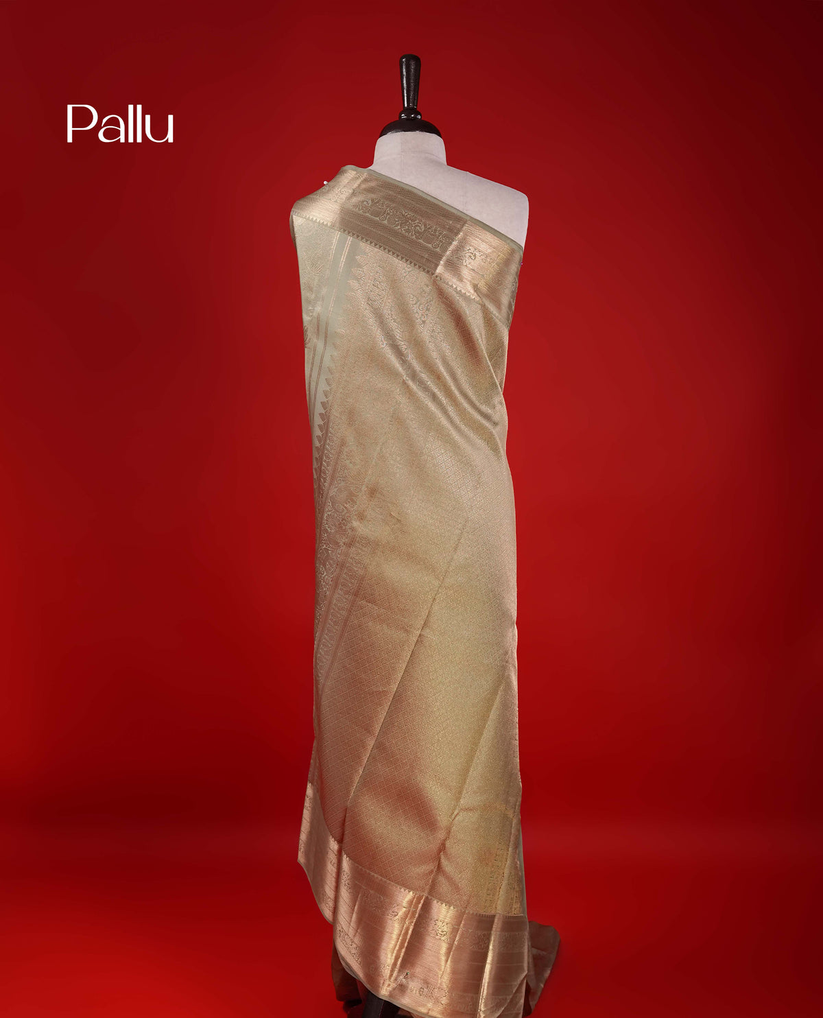 Sage Green Colour Samudrika Silk saree.
