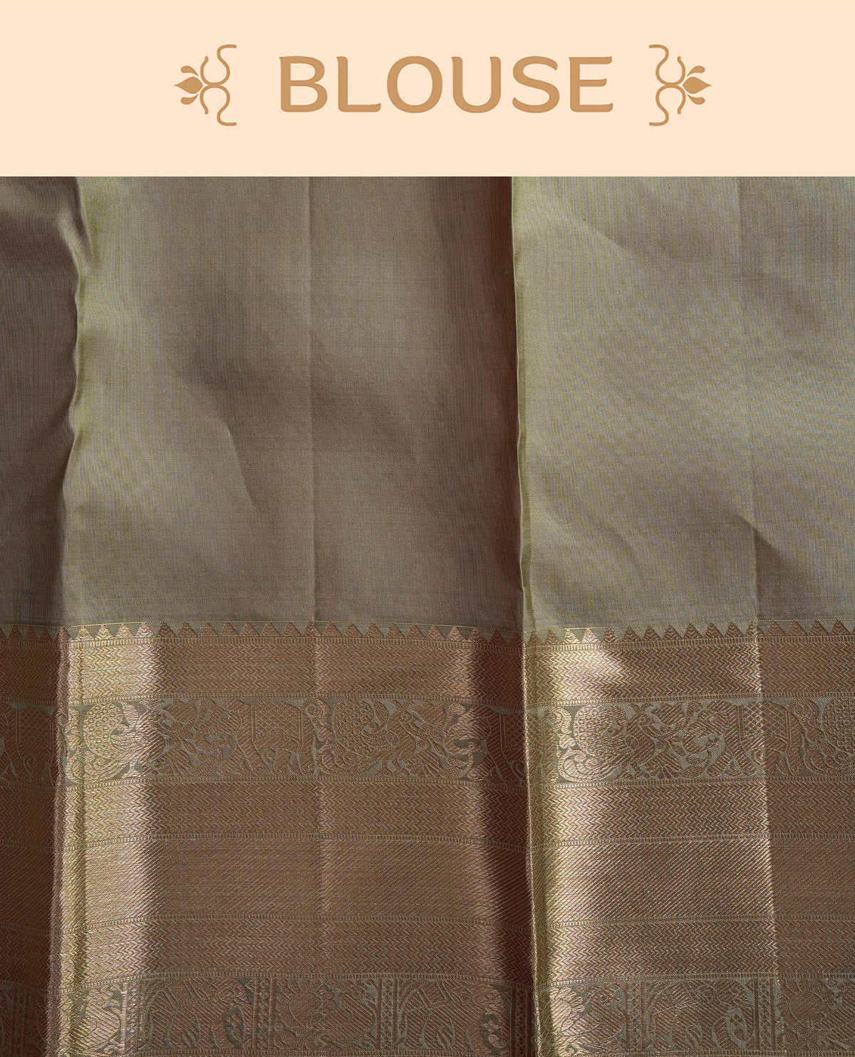 Sage Green Colour Samudrika Silk saree.