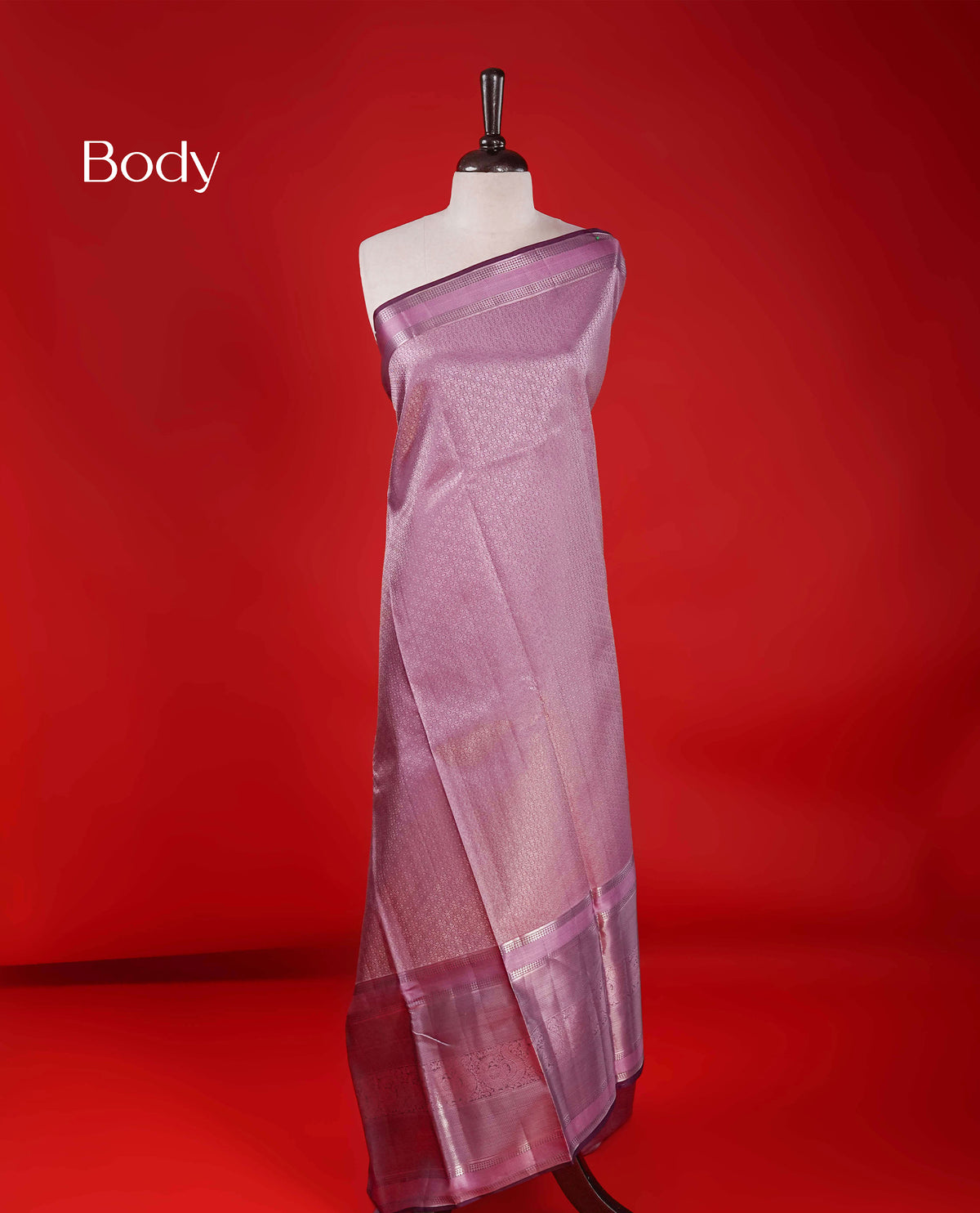 Lavender Colour Samudrika Silk saree.