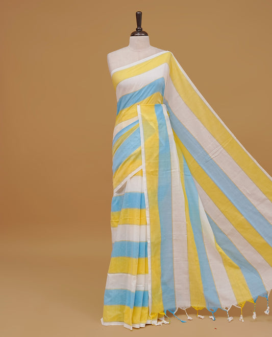 Multi Colour Mul Cotton Saree