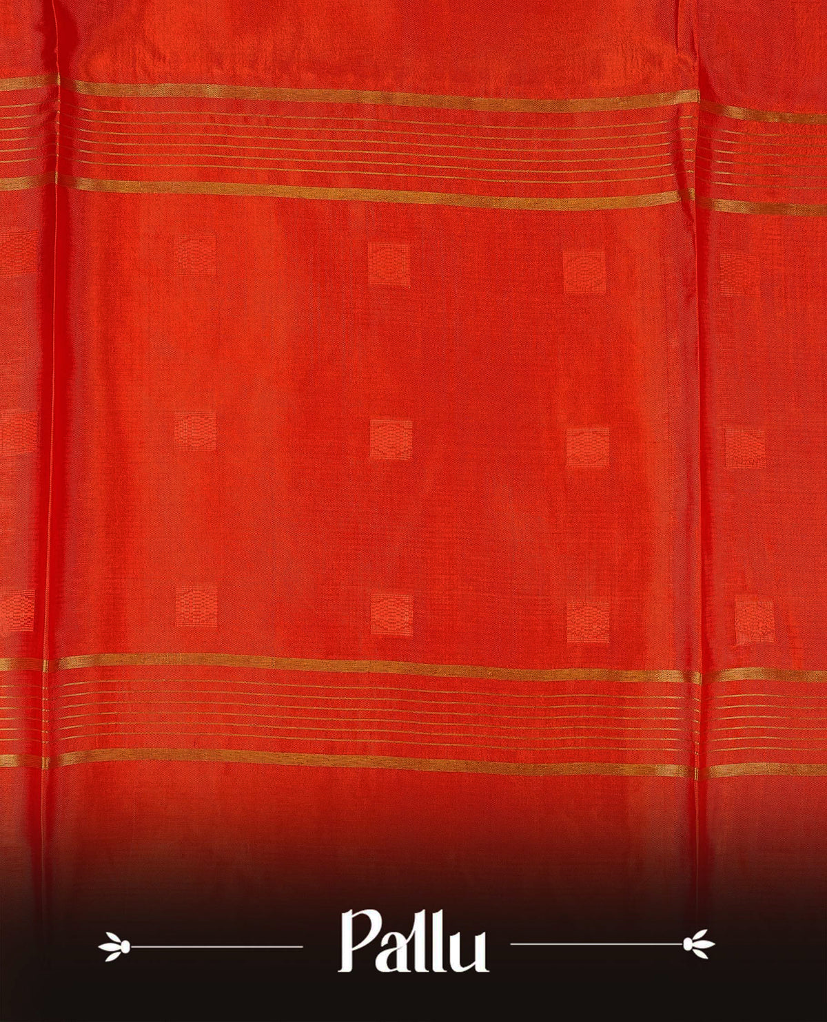 Crimson red colour fiber silk saree