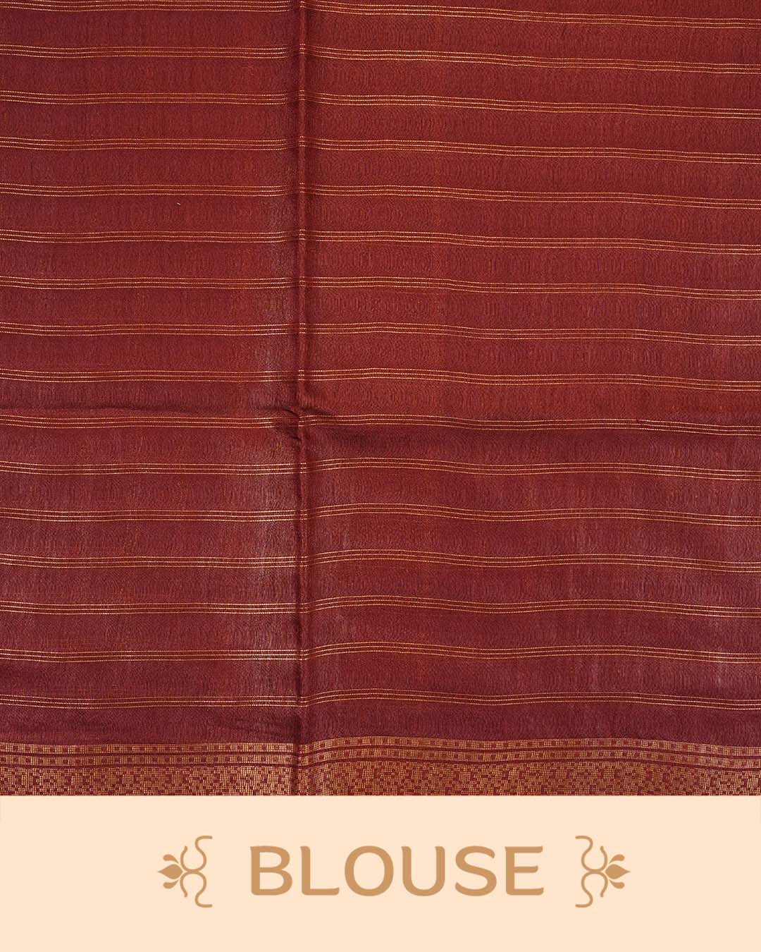 Brown colour Tusser Silk saree