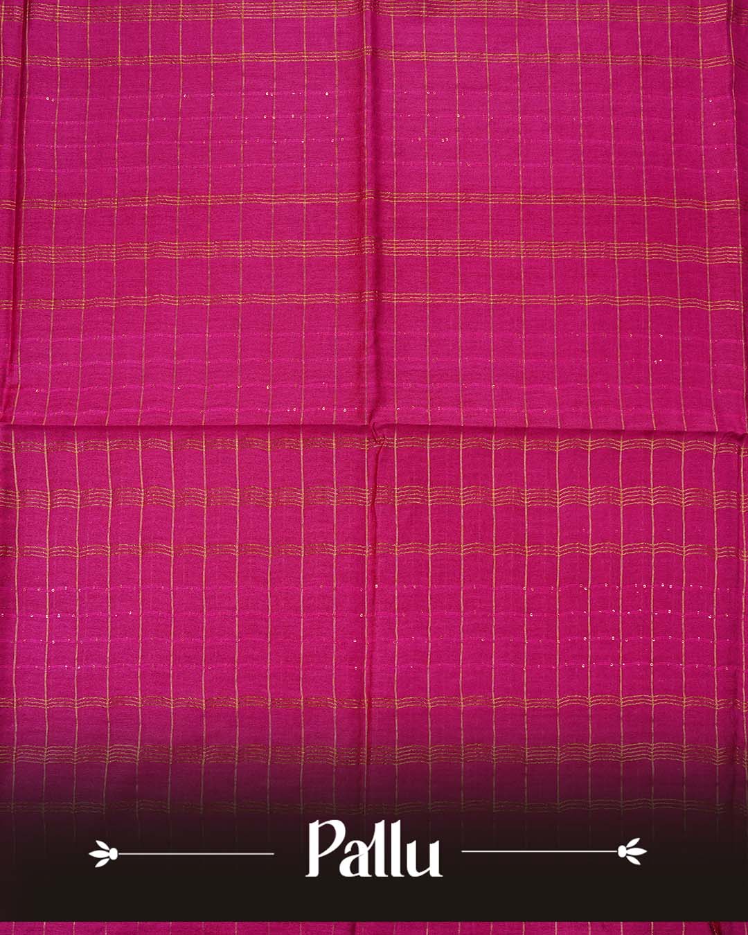 Magenta colour Tusser Silk saree
