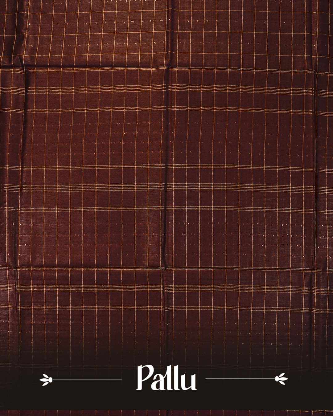 Brown colour Tusser Silk saree