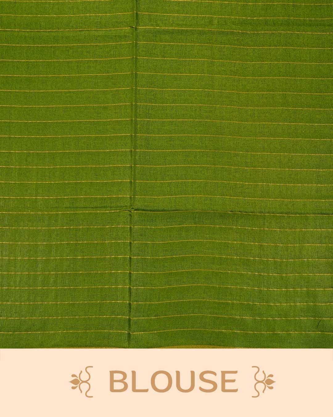 Pistachio green colour Tusser Silk saree