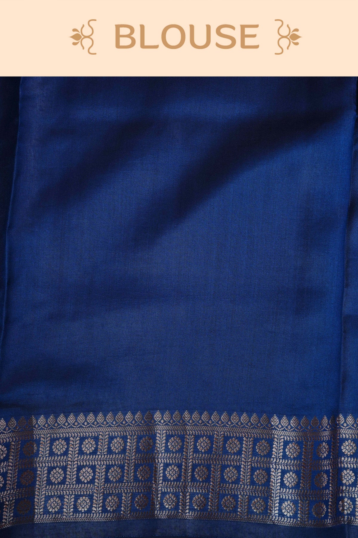 Royal cream colour Banarasi soft silk saree