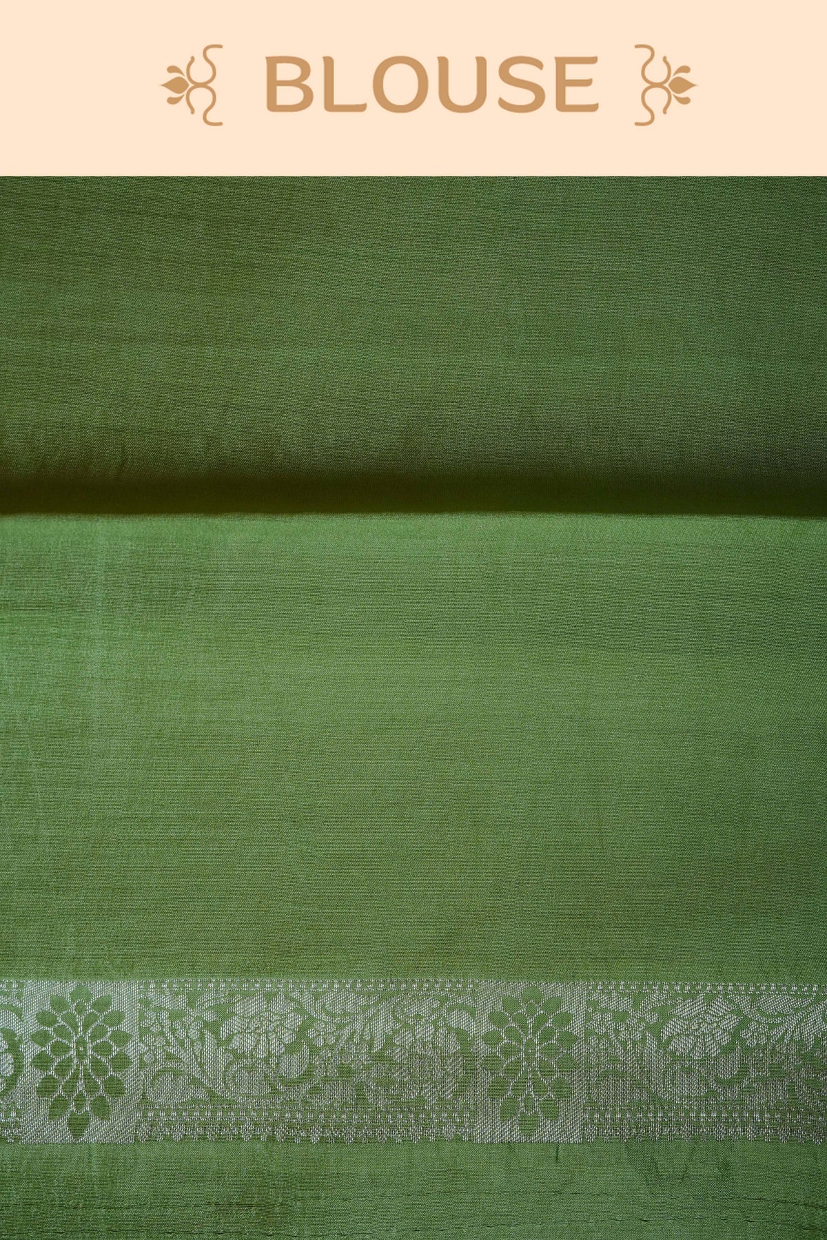 Light green colour Banarasi soft silk saree