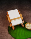 Off White Colour Cotton Double Dhoti Finished With Gold kara.