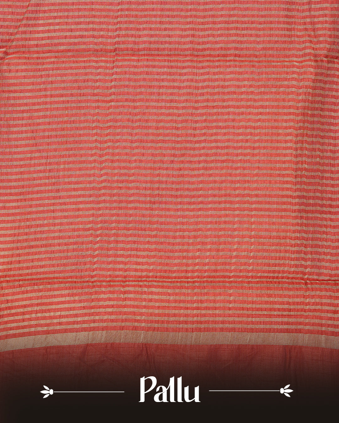 Cream colour Tussar silk saree Featuring Elegant Plain body, complemented by Contrast Red colour with gold zari border, paired with matching blouse piece.