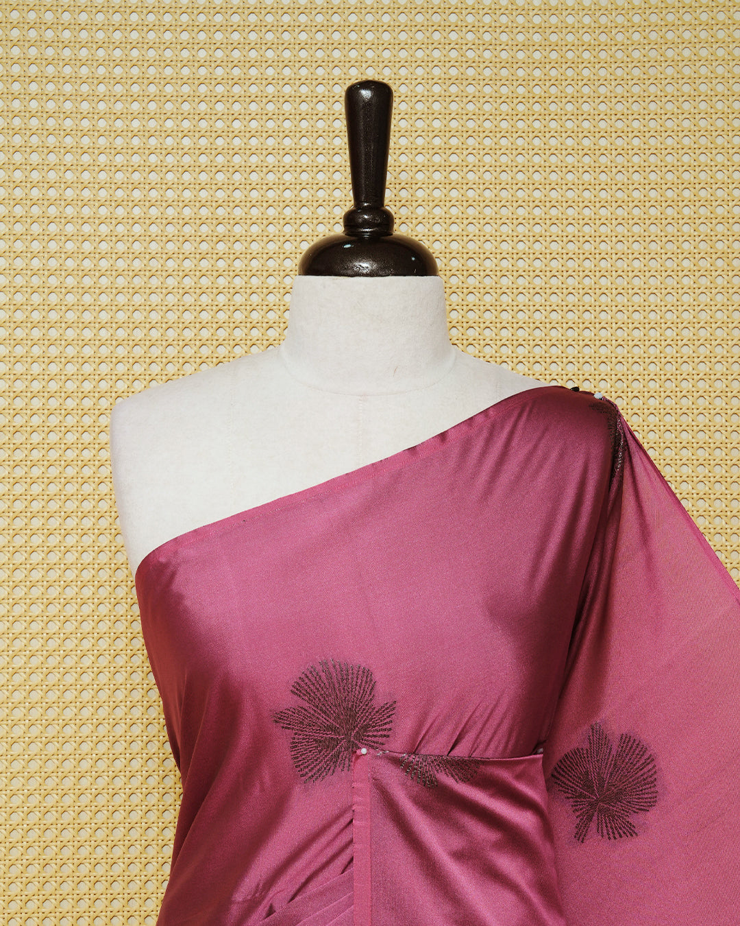 Light onion colour soft silk saree