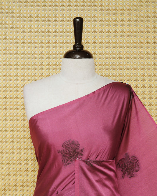 Light onion colour soft silk saree