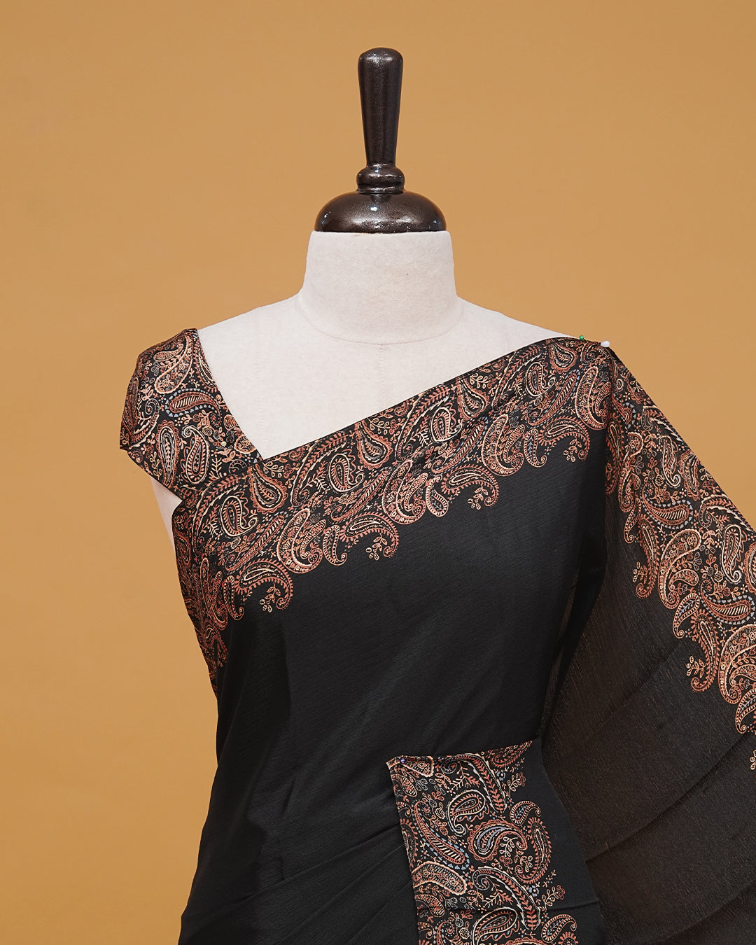 Black Colour Georgette Saree