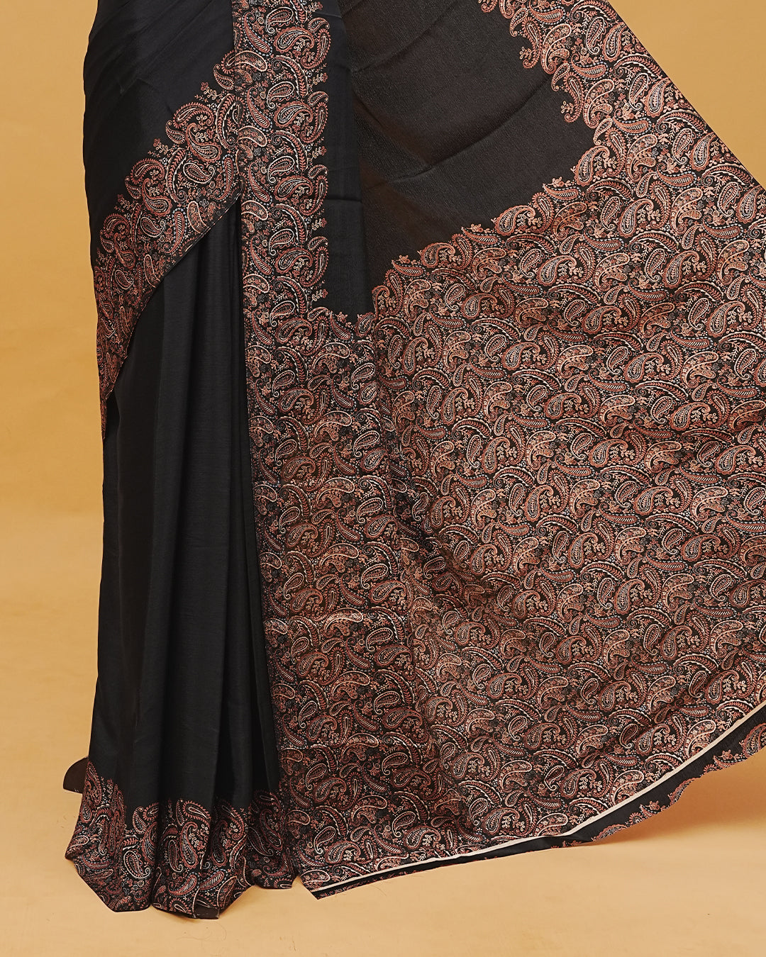 Black Colour Georgette Saree