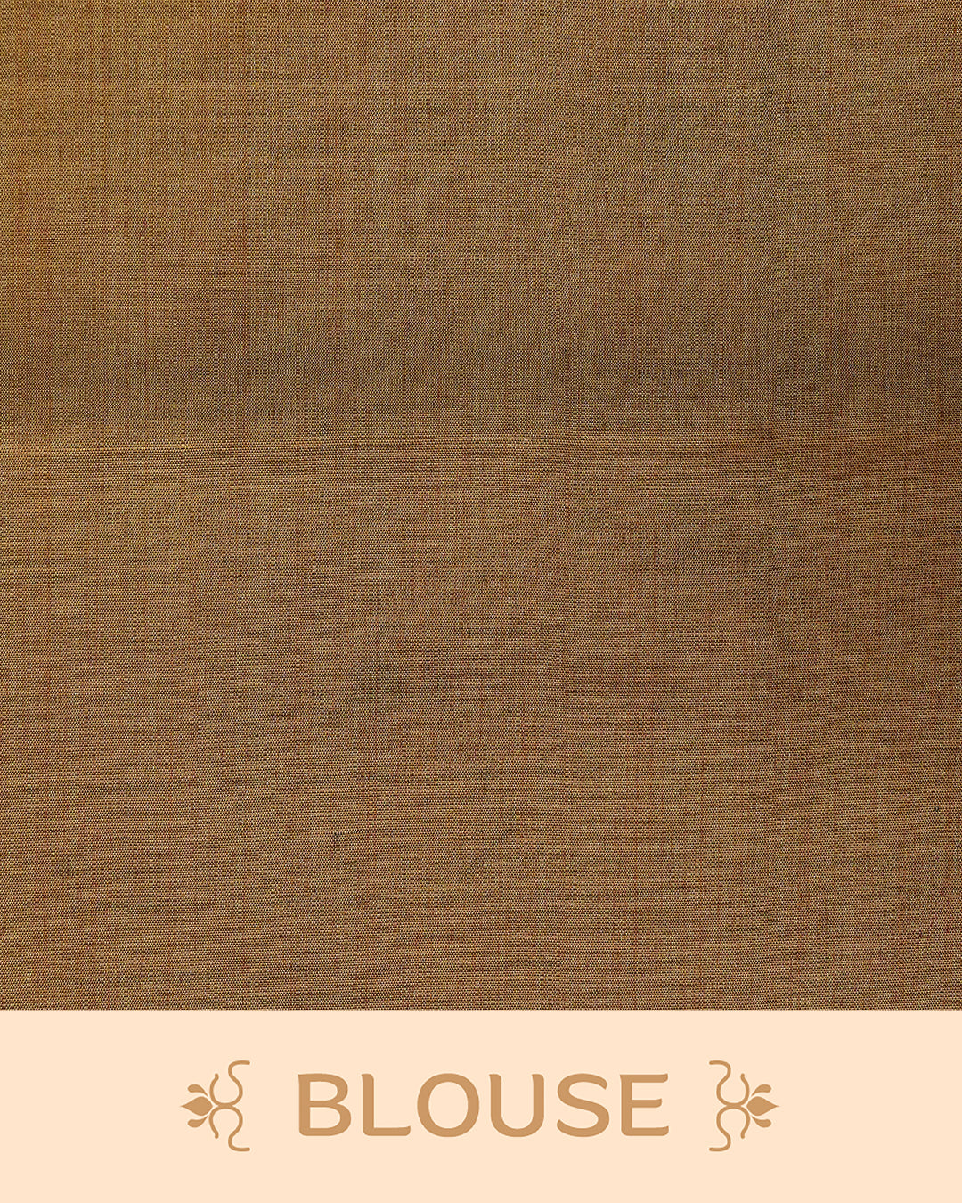 Antique gold colour soft silk saree