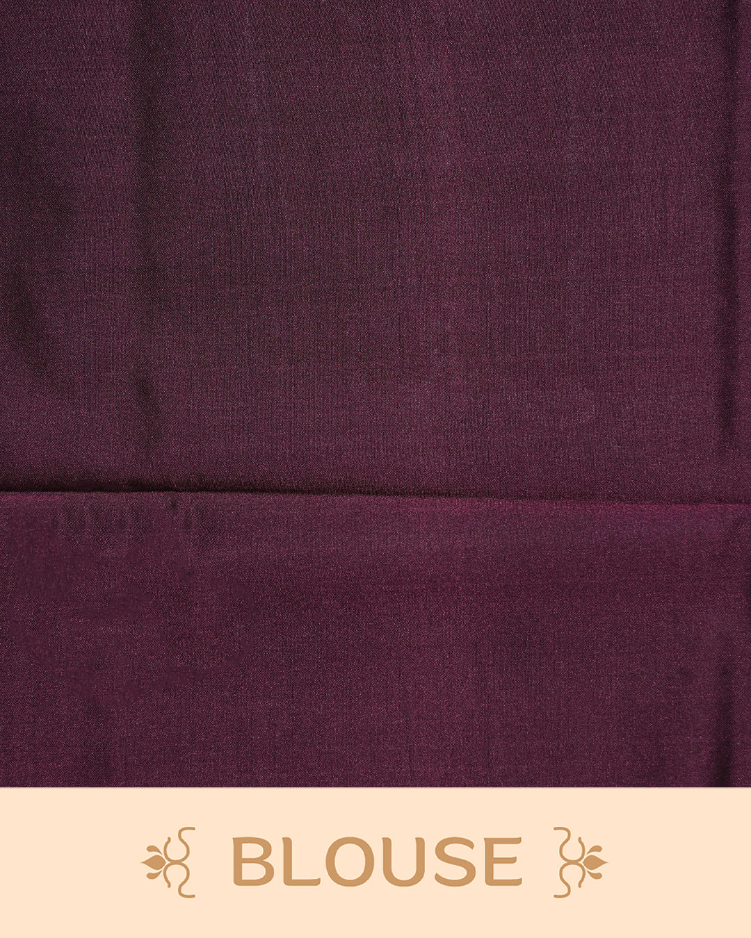 Taupe beige colour soft silk saree featuring antique zari motifs on body with contrast dark maroon colour pallu & paired with matching blouse piece.