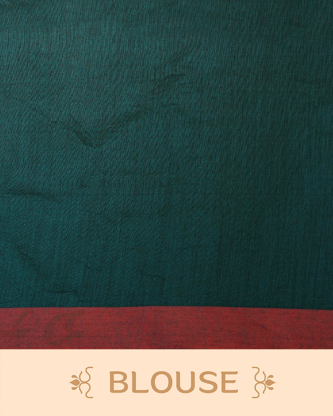 Dark Green Colour Mul Cotton Saree featuring delicate gold sequin detailing on the body, a contrasting maroon border, finished with black tassels.