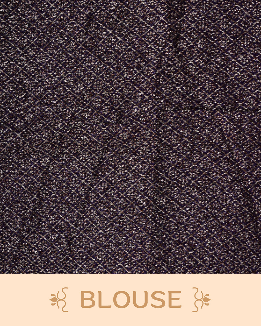 Purple Colour banaras bandhani saree