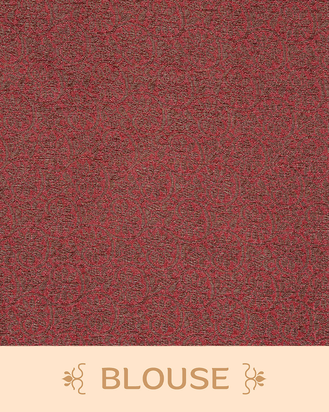 Navy blue colour semi linen saree thread motifs on body, contrast red colour gold zari border, rich pallu comes with matching blouse piece