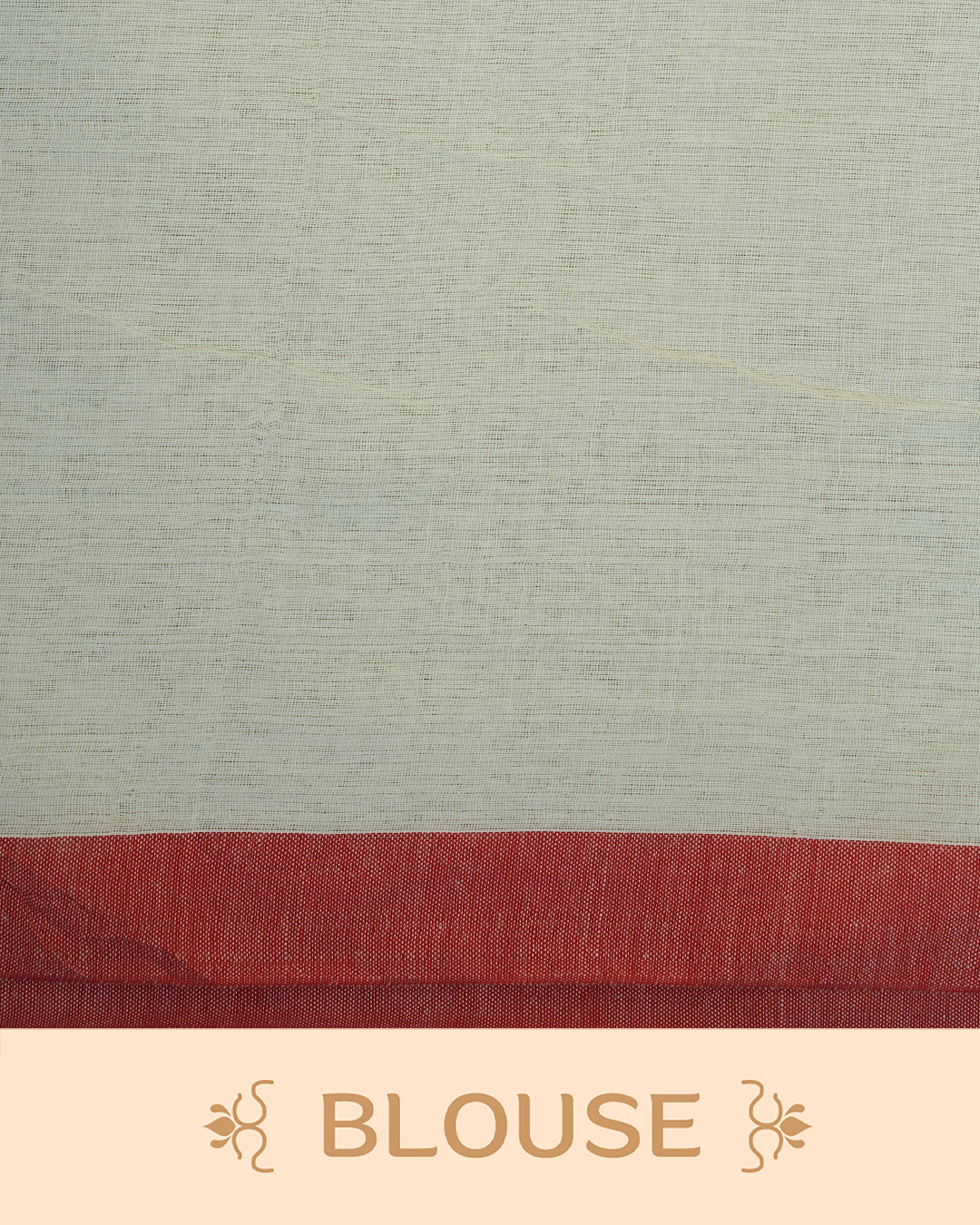 White colour Mul cotton saree featuring Gold Sequins, complemented by Contrast Red simple Border & tassels.