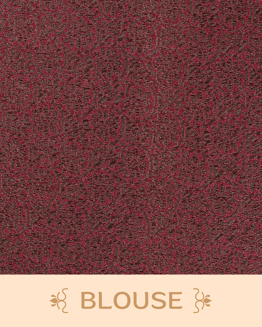 Mehndi green colour semi linen saree thread motifs on body, contrast dark pink colour gold zari border, rich pallu comes with matching blouse piece
