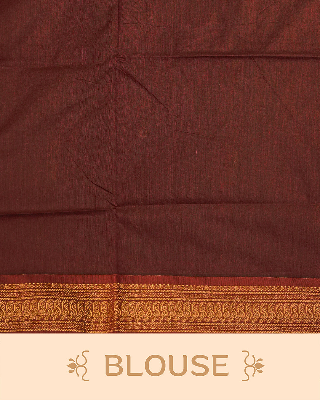 Peacock Green Colour Kalyani cotton saree featuring elegant antique zari peacock butta motifs on the body, complemented by a Maroon contrast pallu with a rich antique zari border, paired with a matching blouse piece
