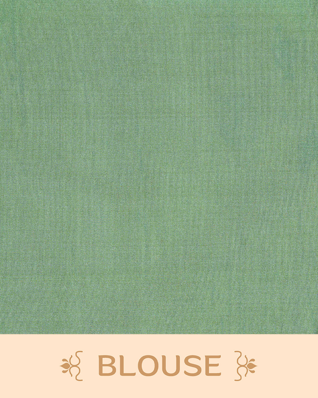 Pastel green colour soft silk saree featuring antique zari motifs on body with contrast self colour pallu & paired with matching blouse piece.