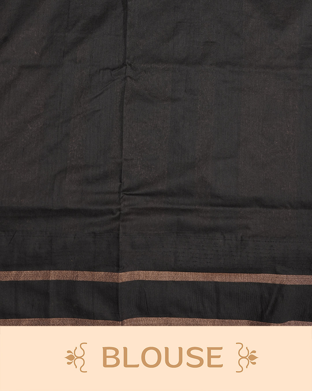 Turquoise Blue Colour Kalyani cotton saree featuring elegant antique zari elephant and floral motifs on the body, complemented by a Black contrast pallu with a rich antique zari peacock border, paired with a matching Black blouse piece.