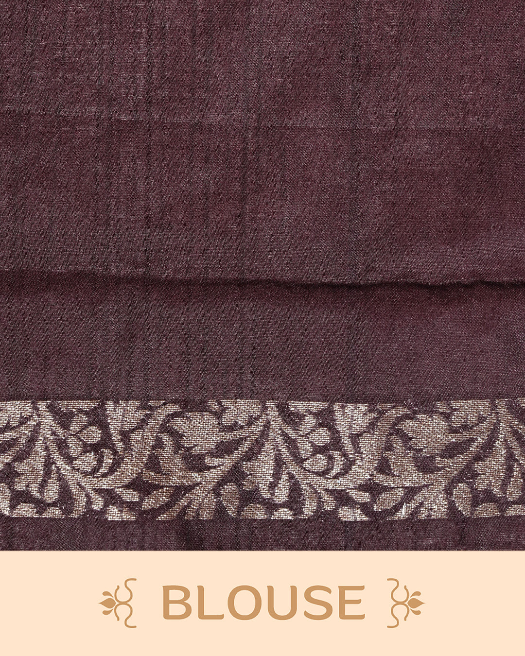 Mustard yellow Colour Semi georgette Saree having zari dotted check pattern on body, contrast dark coffee browncolour floral kodi designed Border, Rich Pallu comes with Matching Blouse piece.