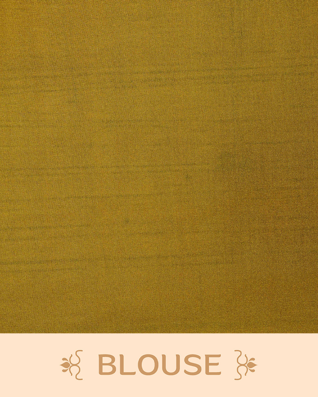 Golden olive colour soft silk saree