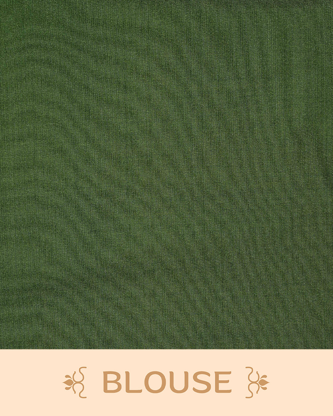 Emerald green colour soft silk saree