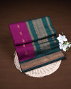 Purple Colour Kalyani cotton saree
