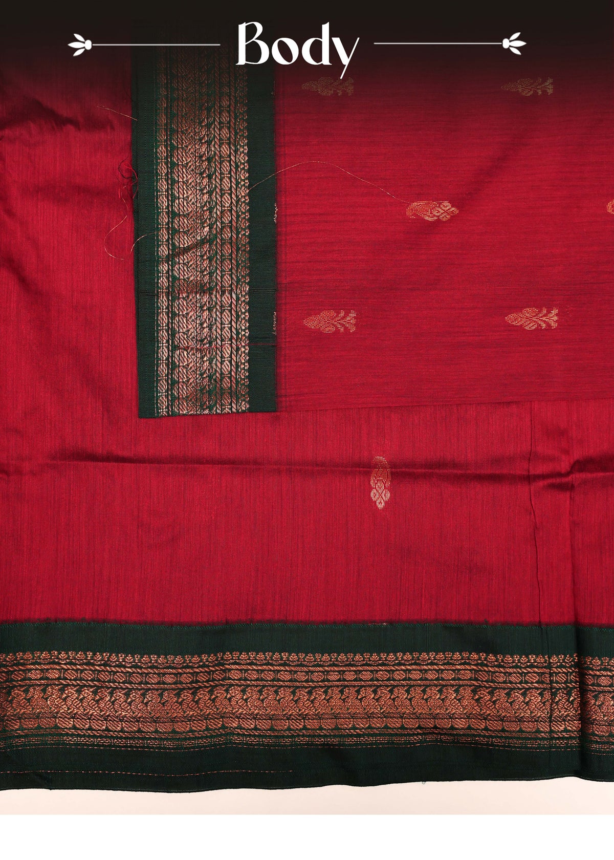 Maroon colour Kalyani Cotton Saree