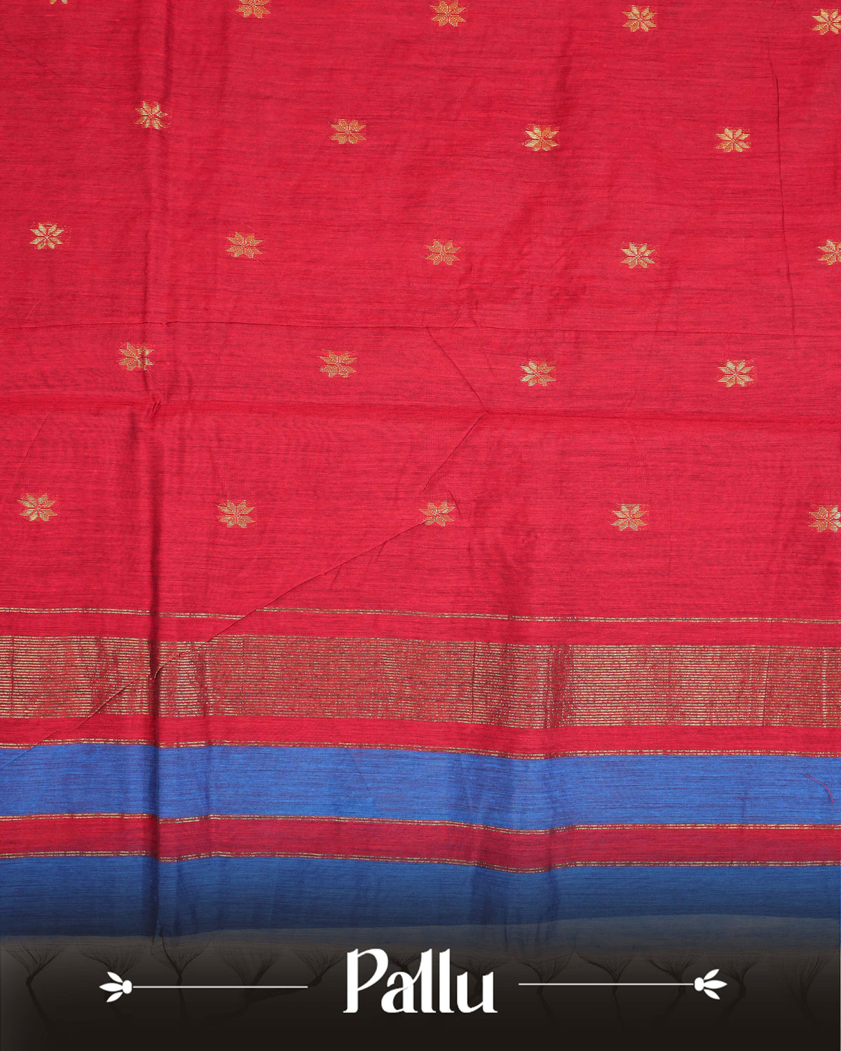 Royal blue colour Kalyani Cotton Saree