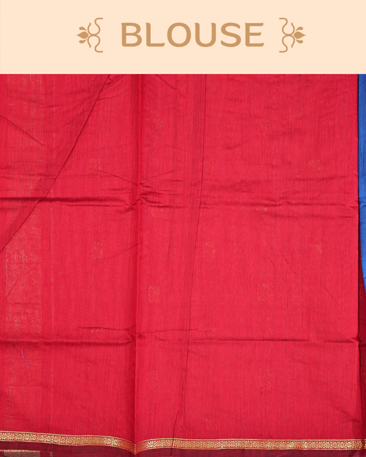 Royal blue colour Kalyani Cotton Saree
