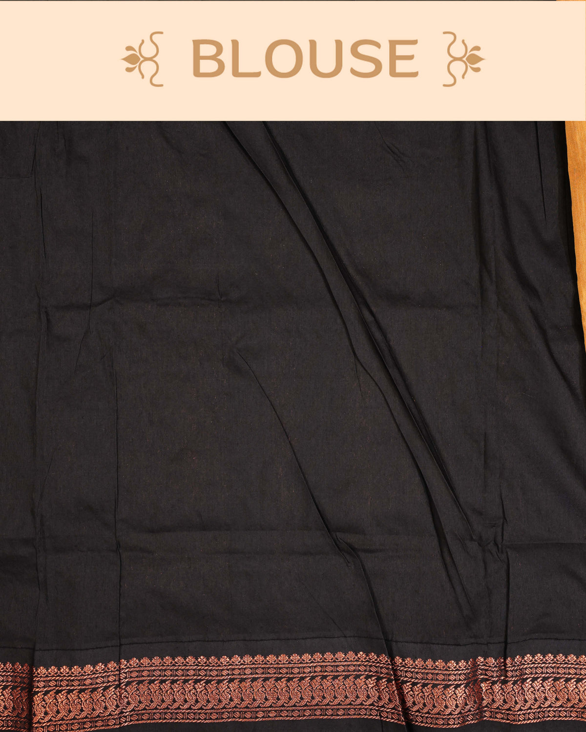 Mustard yellow colour Kalyani Cotton Saree