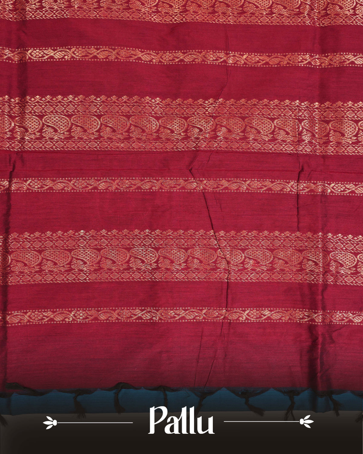 Peacock blue colour Kalyani Cotton Saree