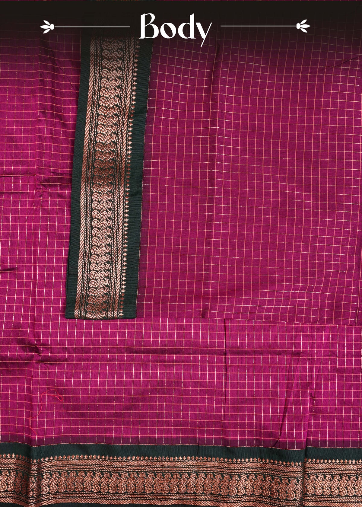 Purple colour Kalyani Cotton Saree