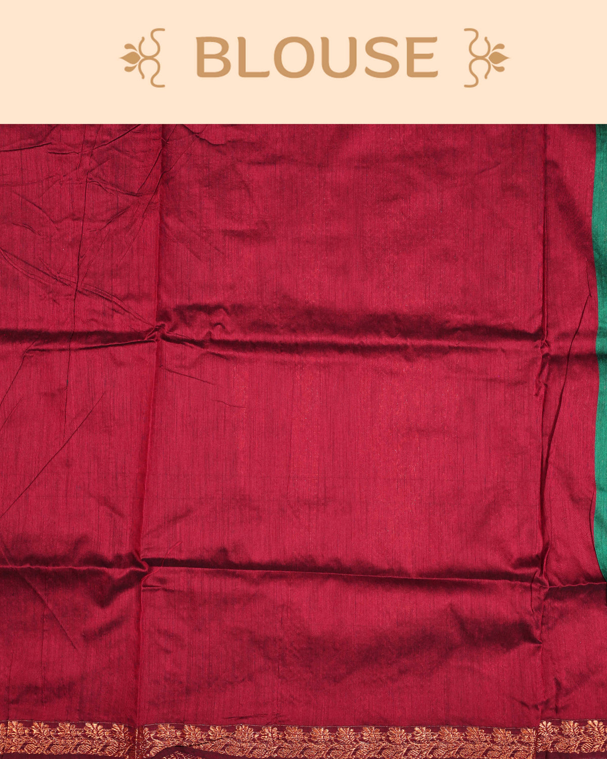 Dark green colour Kalyani Cotton Saree