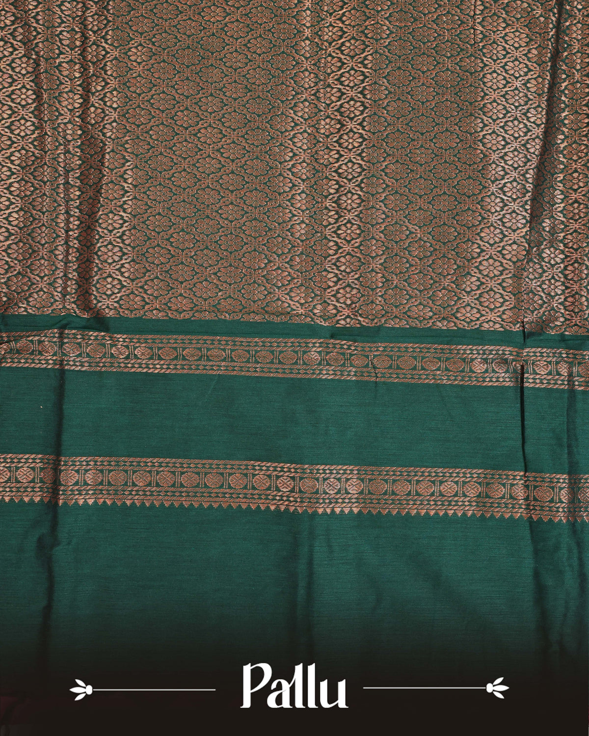 Dark coral pink colour Kalyani Cotton Saree