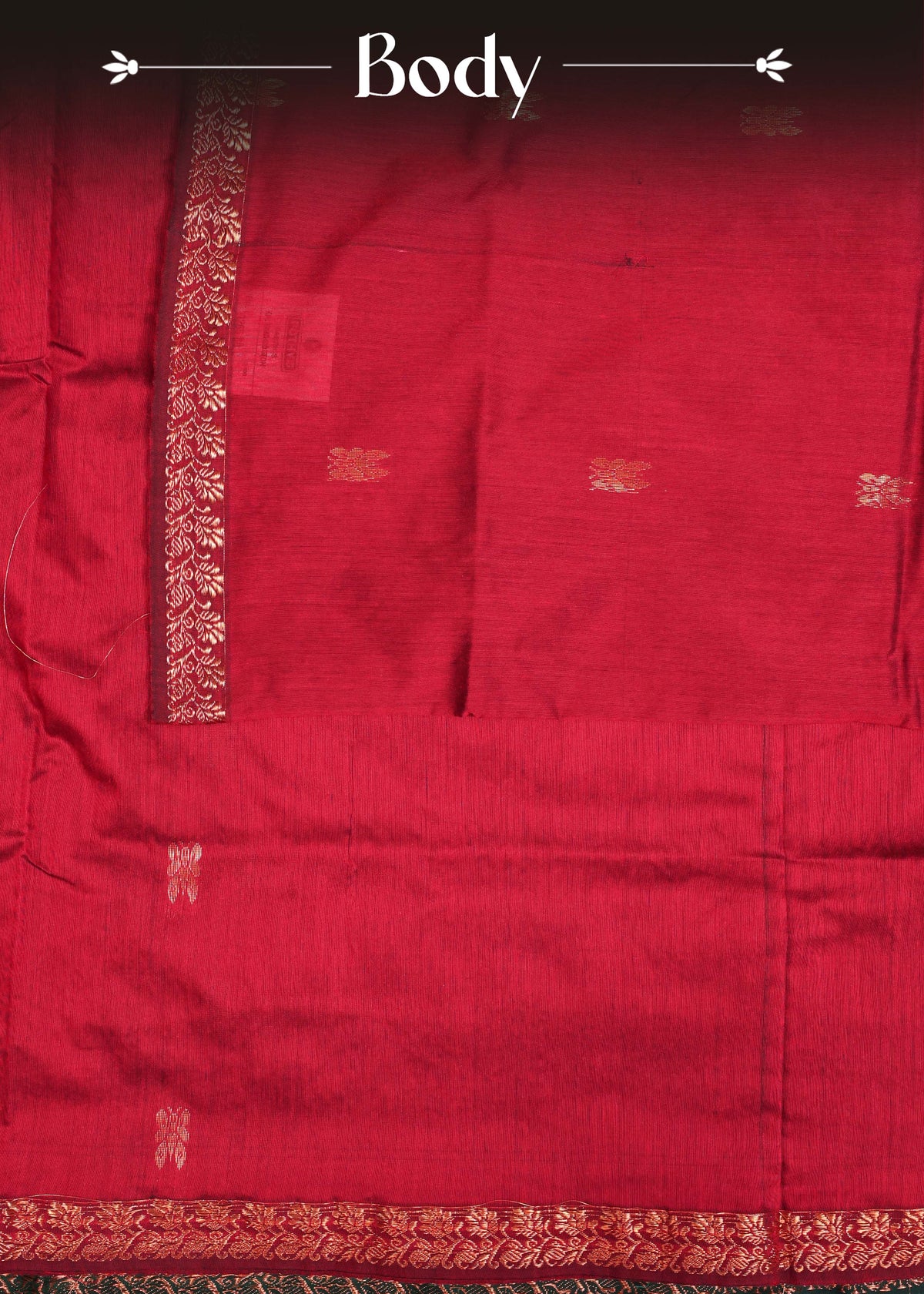 Maroon colour Kalyani Cotton Saree