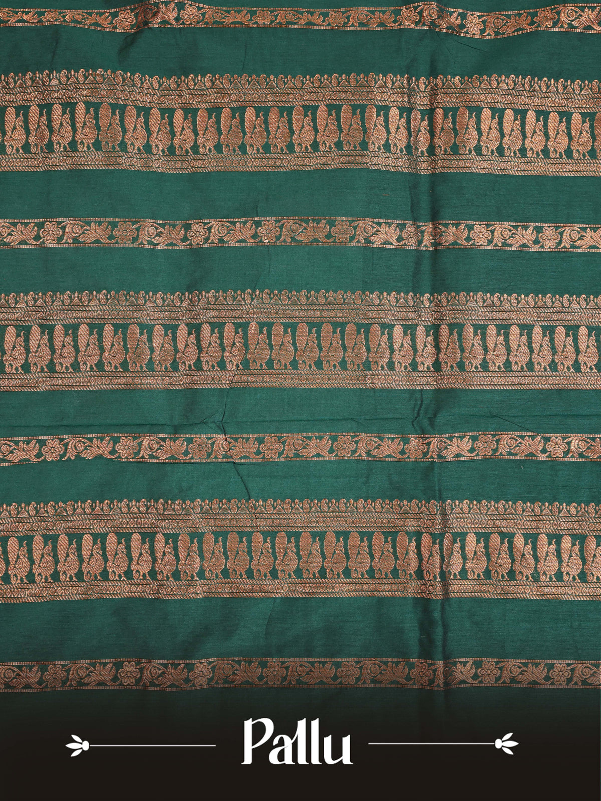 Burnt orange colour Kalyani Cotton Saree
