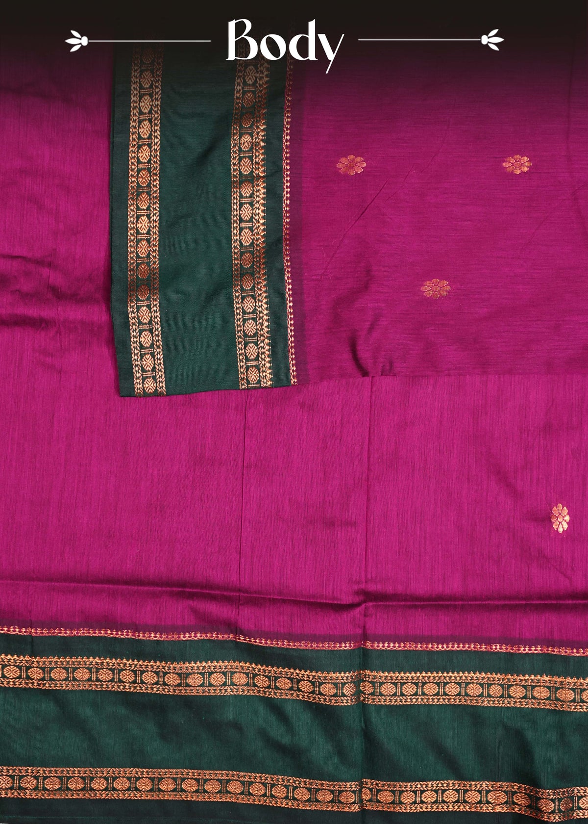 Purple colour Kalyani Cotton Saree