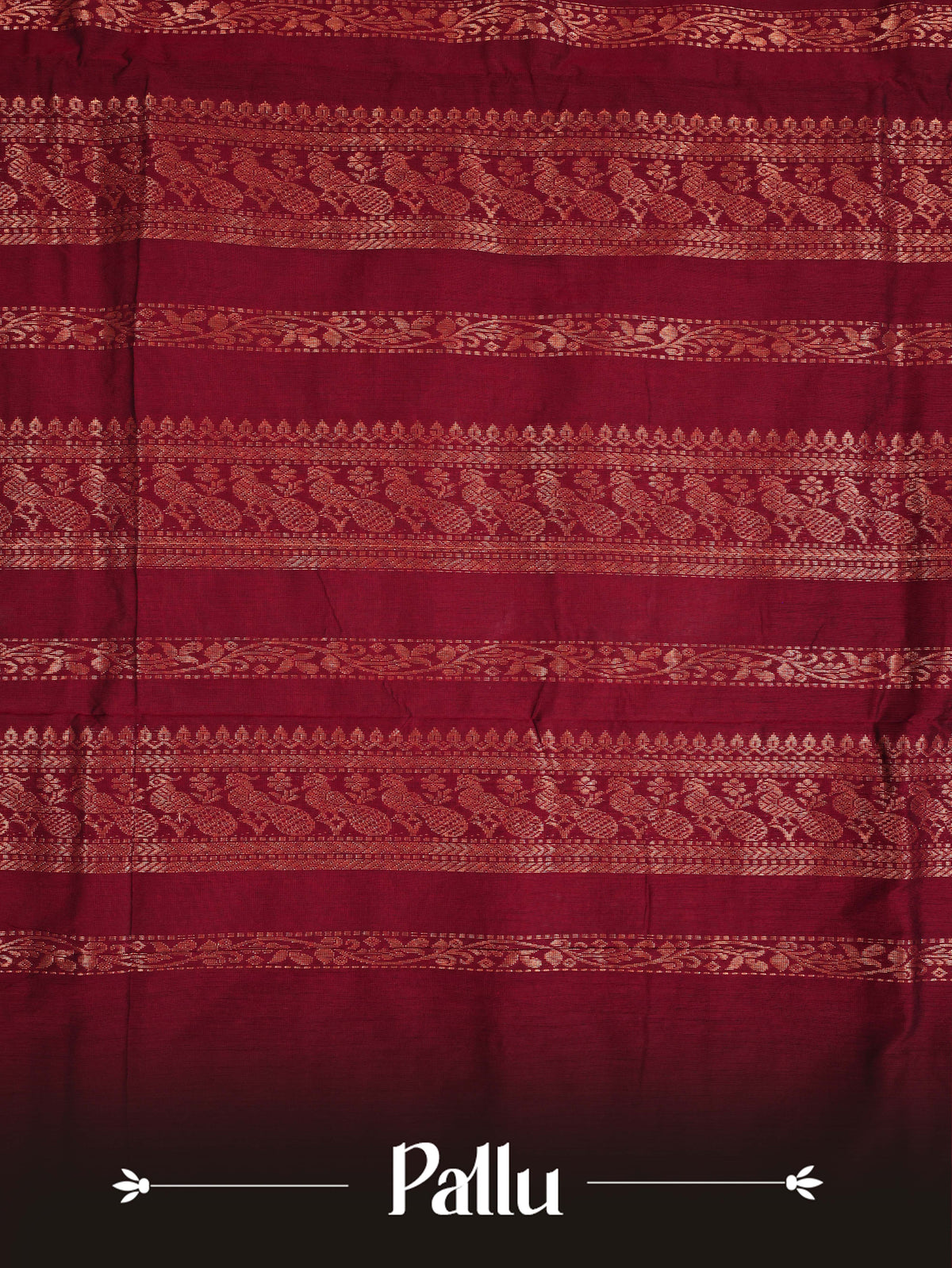 Dark green colour Kalyani Cotton Saree