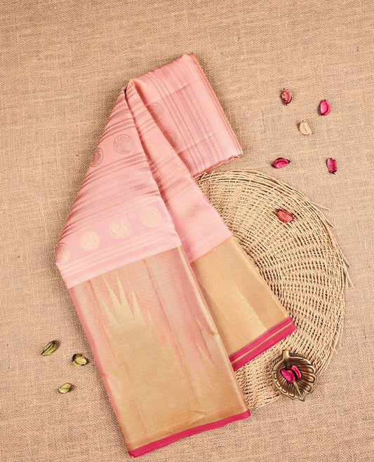 Light Pink Colour Samudrika Silk saree.