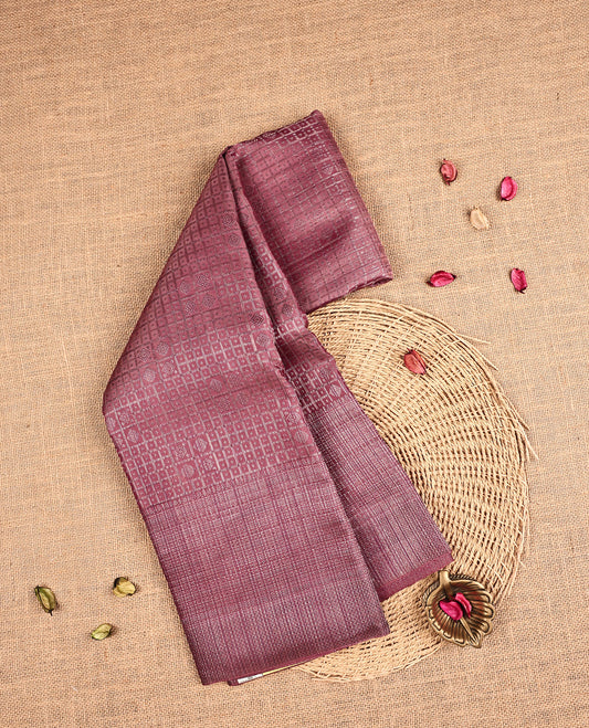 Dusty Mauve Colour Samudrika Silk saree.