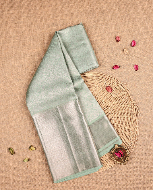 Mint Colour Samudrika Silk saree.