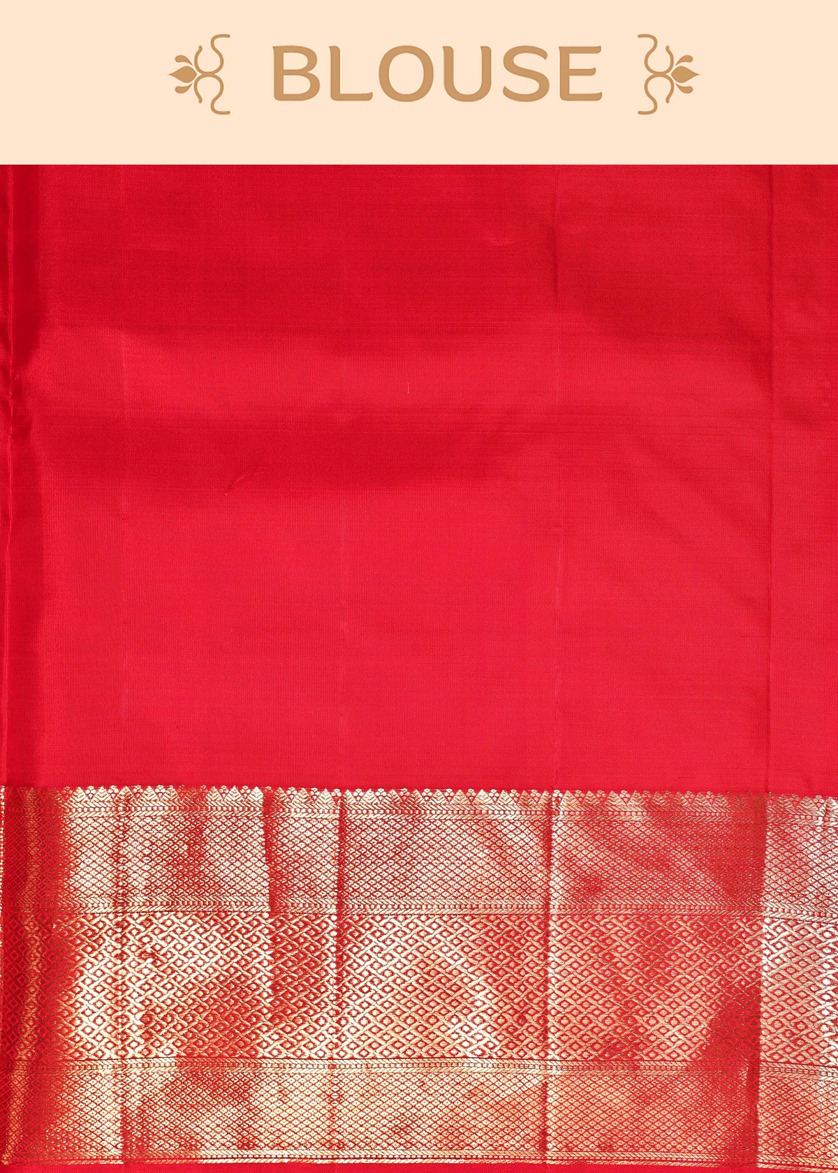 Red Colour Soft Kancheepuram Silk saree.