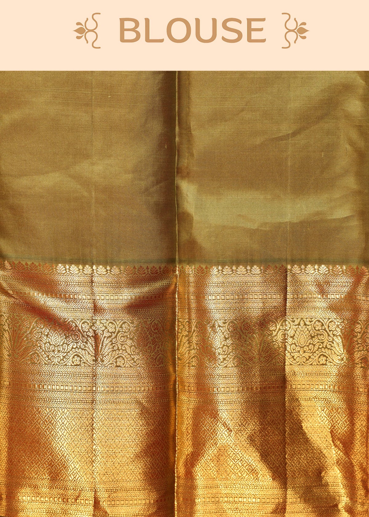 Sage Green Colour Samudrika Silk saree.