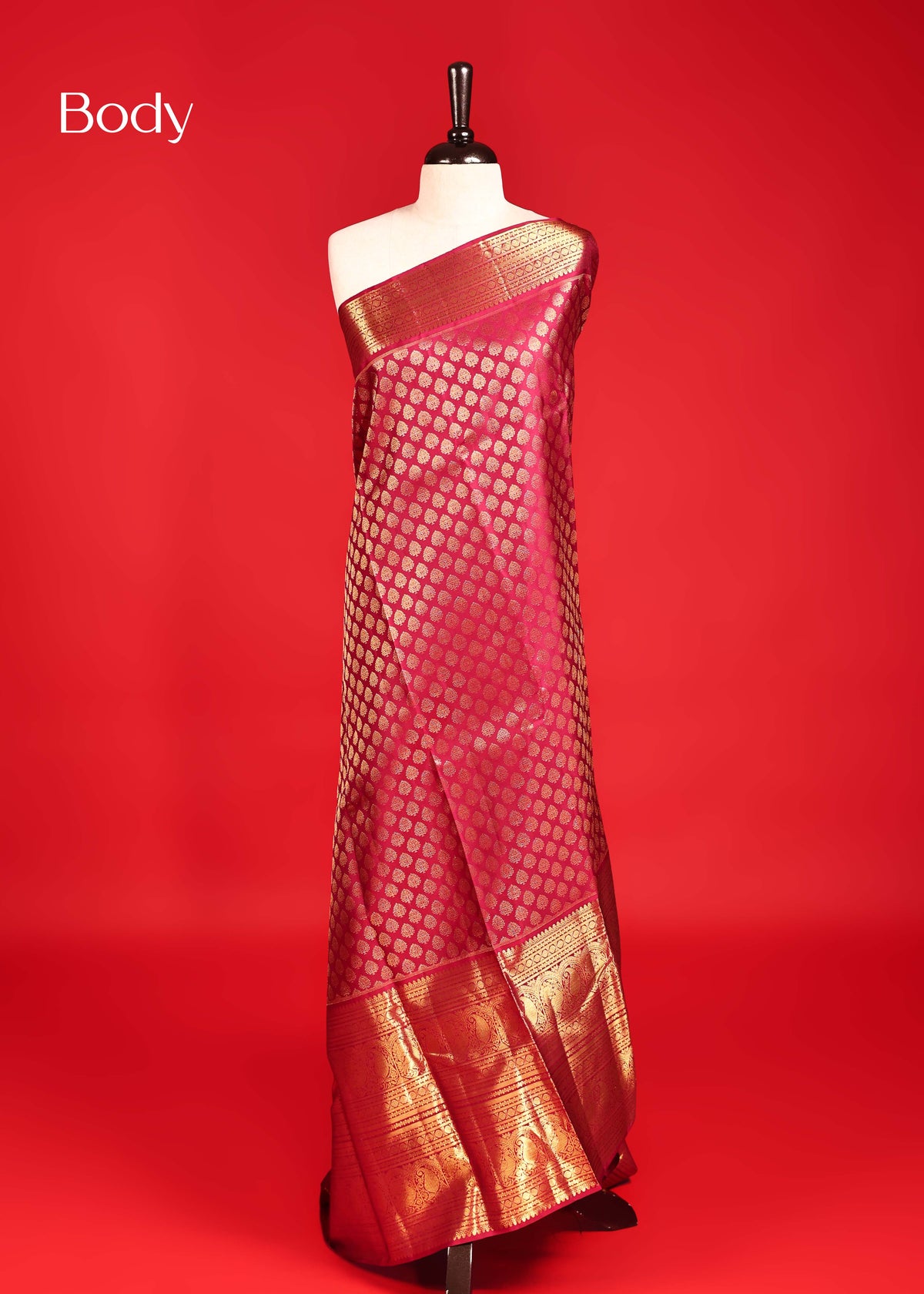 Maroon Colour Samudrika Silk saree.